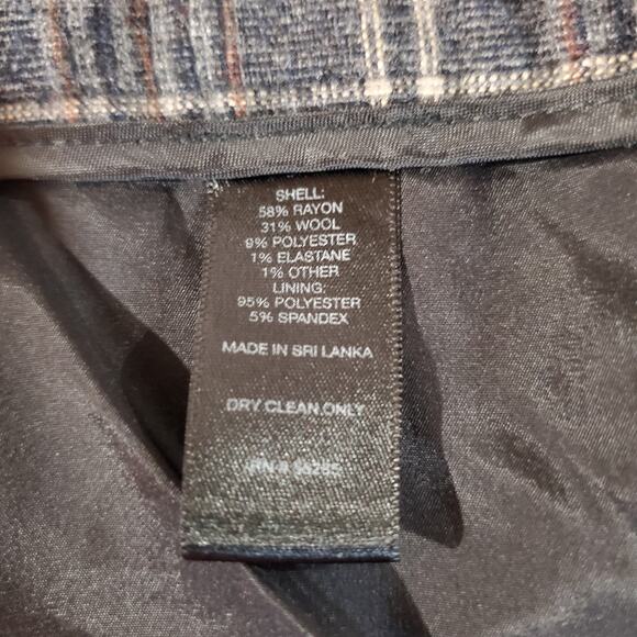 Express Wool Blend Plaid Pleated Mini Shorts Size 8 Newsboy Academia Preppy Y2K - Picture 7 of 10